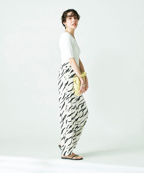 「NOLLEY'S Sophi」 半袖ニット 36 ベビーピンク レディース_画像6