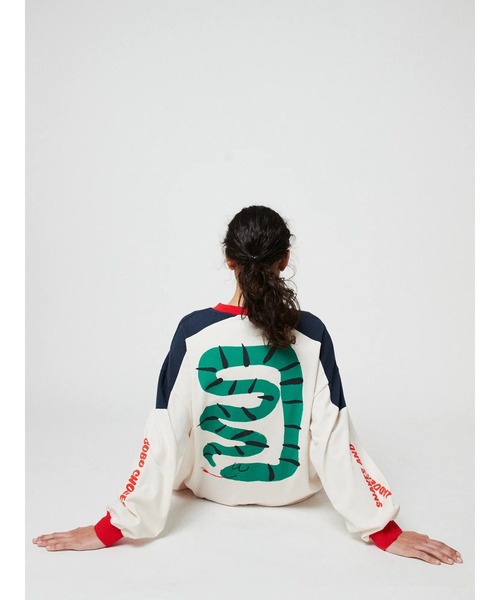 BOBO CHOSES（ボボショーズ） tシャツ Snake long sleeve T-shirt
