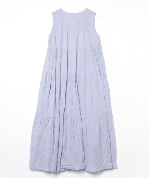 【超美品】ヌキテパ ノースリーブ ロングワンピース・Sサイズ NE QUITTEZ PAS!（ヌキテパ） ノースリーブワンピース FREE グリーン