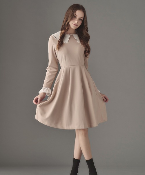 「emiriawiz」 長袖ワンピース SMALL ブラック レディース_画像2