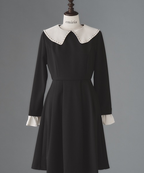「emiriawiz」 長袖ワンピース SMALL ブラック レディース_画像5