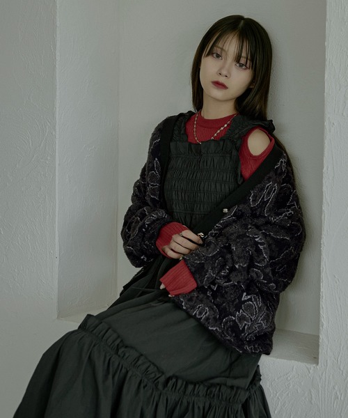 ブラックノースリーブワンピース Ezick ノースリーブワンピース FREE ブラック系その他 レディース