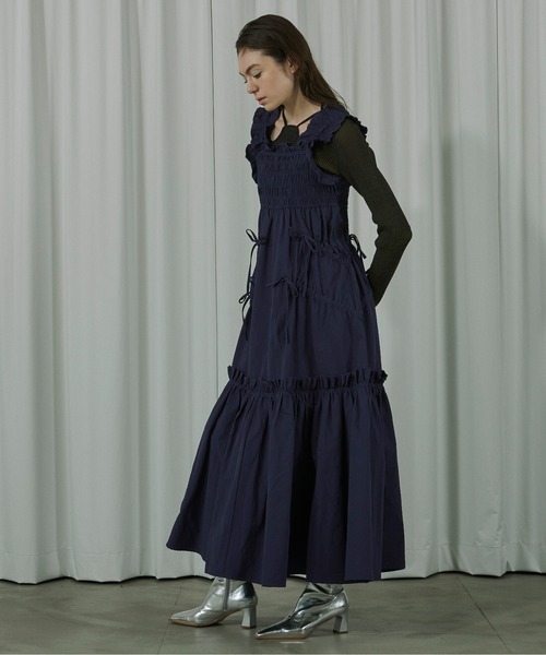 Ezick ノースリーブワンピース FREE ブラック系その他 レディース