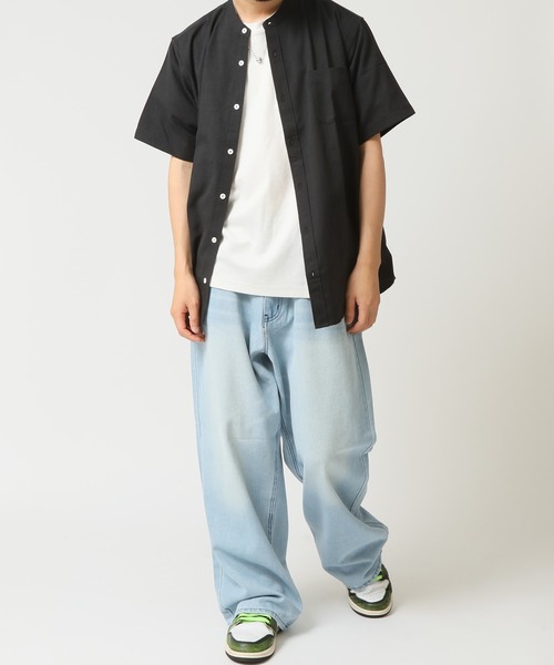 ARCADE（アーケード） ジーンズ ワイドストレート ユーズド スラブ加工