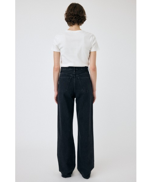 MOUSSY（マウジー） ジーンズ デニム デニムパンツ HIGH WAIST BLACK