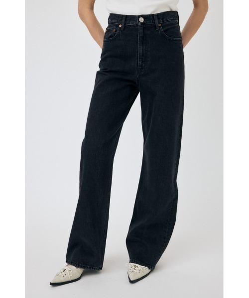 MOUSSY（マウジー） ジーンズ デニム デニムパンツ HIGH WAIST BLACK
