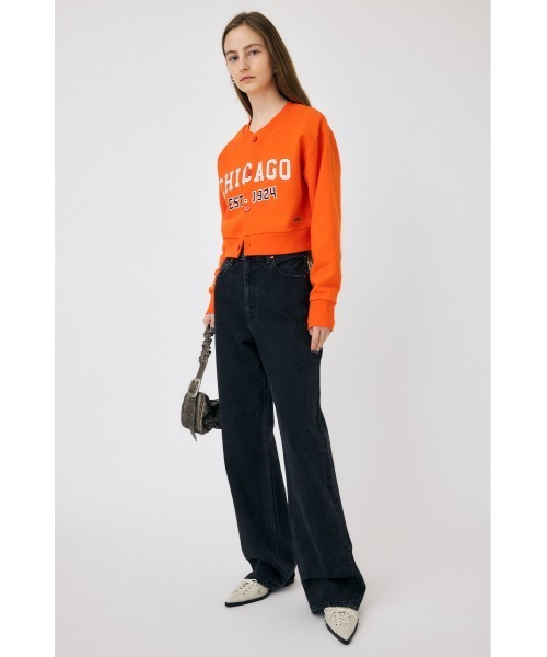 MOUSSY（マウジー） ジーンズ デニム デニムパンツ HIGH WAIST BLACK