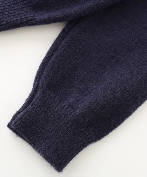 LA POMME petit（ラポミ・プチ） カーディガン Ribbon Motif Navy