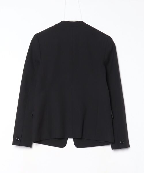 PLST（プラステ） ノーカラージャケット M ブラック レディース