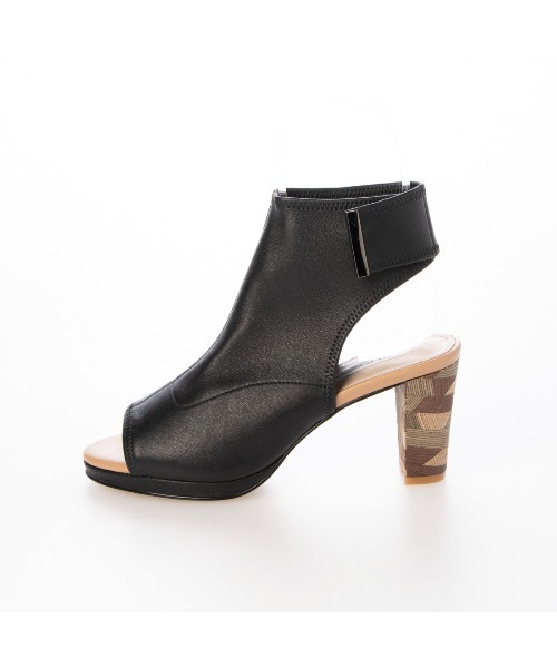 「Mode et Jacomo」 ヒールサンダル 23.5cm クリーム レディース_画像9