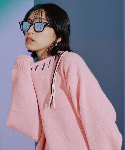 「miette」 長袖ニット FREE アイボリー レディース_画像4