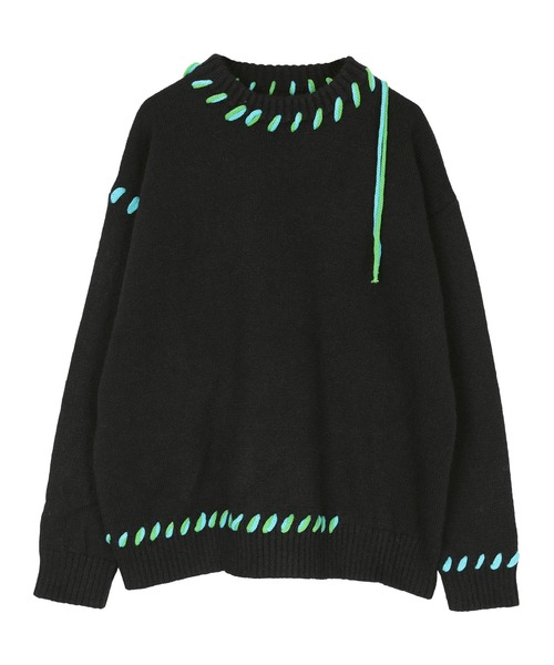 「miette」 長袖ニット FREE アイボリー レディース_画像5