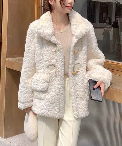 shopnikoniko（ショップにこにこ） ダッフルコート コート トグル