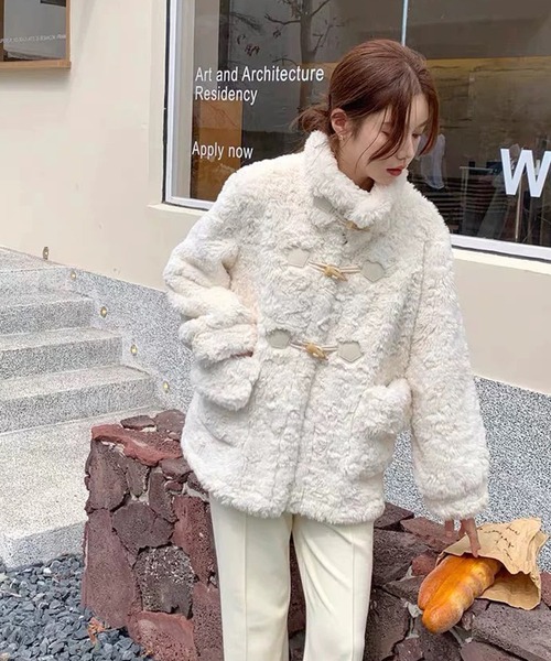shopnikoniko（ショップにこにこ） ダッフルコート コート トグル