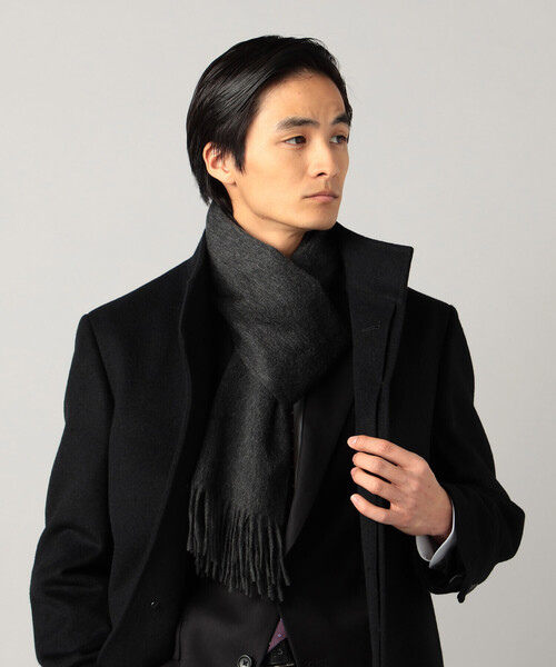 COMME CA MEN コムサメン マフラー カシミヤ100％ 未使用品 COMME CA MEN（コムサメン） ストール マフラー カシミヤチェック