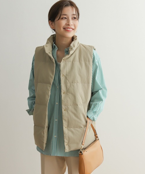 Diagramベージュダウンベスト Diagramベージュダウンベスト