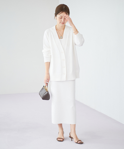 「Plage」 ニットカーディガン FREE ピンク レディース_画像5