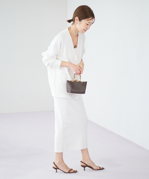 「Plage」 ニットカーディガン FREE ピンク レディース_画像8