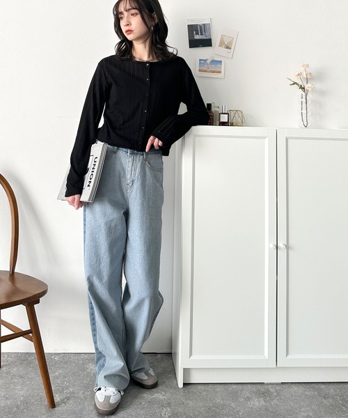 [classicalelf] вязаный кардиган SMALL зеленый женский 