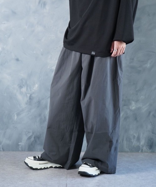 NOIZY ワイドパンツ パンツ Over-Wide Leg Pants / コットンナイロン