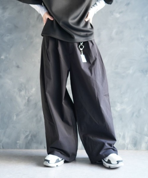 NOIZY ワイドパンツ パンツ Over-Wide Leg Pants / コットンナイロン