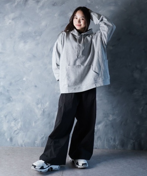 NOIZY ワイドパンツ パンツ Over-Wide Leg Pants / コットンナイロン
