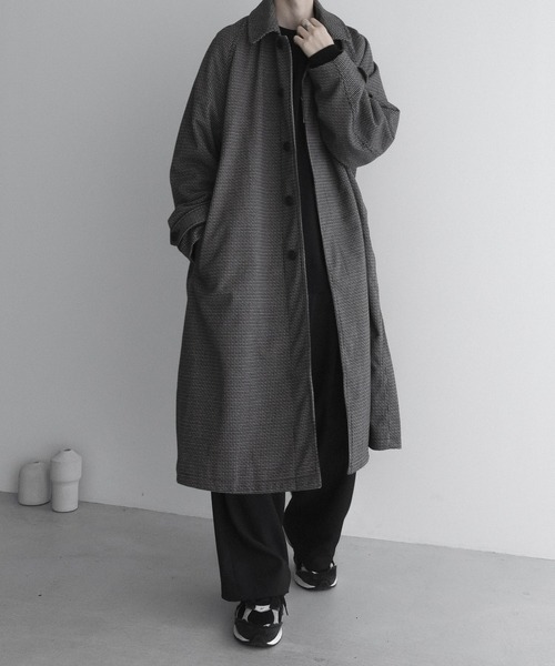 remer ステンカラーコート LARGE ブラック メンズ : ZOZOTOWN Yahoo!店