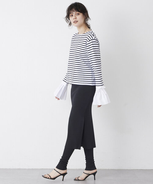 ワイドフレアデニムパンツ | Whim Gazette(ウィム ガゼット)レディース