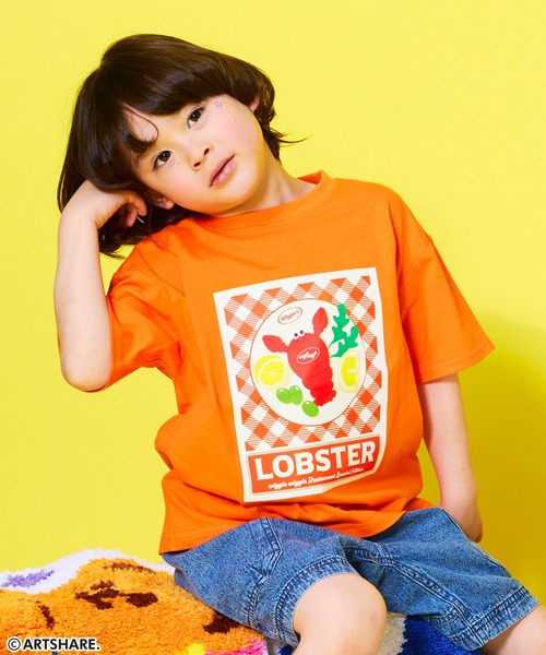 wiggle wiggle tシャツ 「wiggle wiggle」別注プリント半袖T キッズ