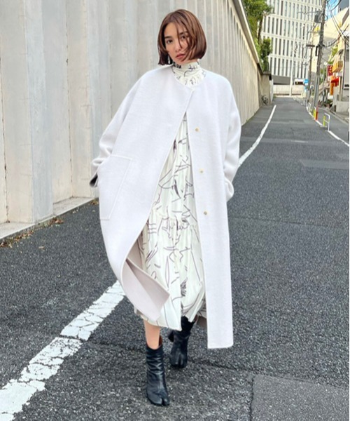 FRAY I.D（フレイ・アイディー） コート 0 ホワイト レディース