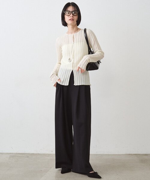 Loungedress（ラウンジドレス） カーディガン シアーカーデ レディース