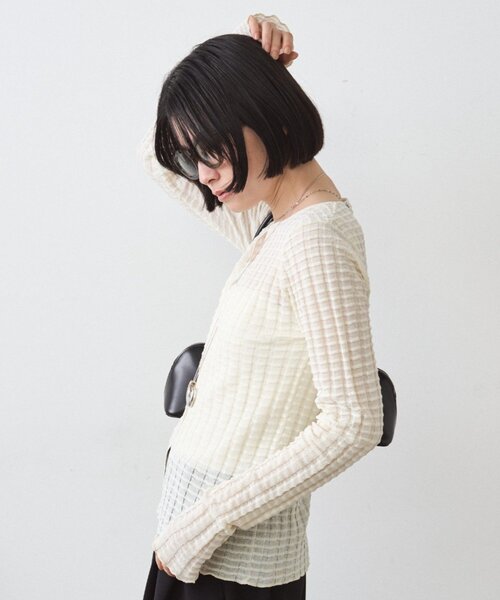 Loungedressラウンジドレス　総針カーディガン LOUNGEDRESS（ラウンジドレス）の「総針カーディガン（カーディガン
