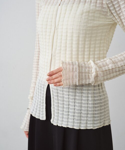 美品☆ラウンジドレス カーディガン Loungedress（ラウンジドレス） カーディガン コンパクトカーデ