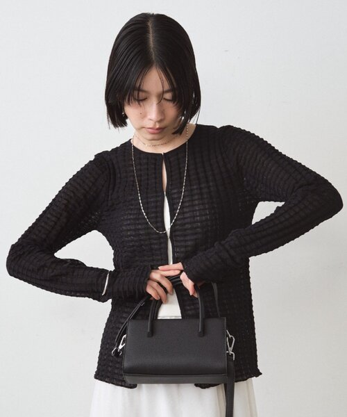 Loungedress（ラウンジドレス） カーディガン シアーカーデ レディース