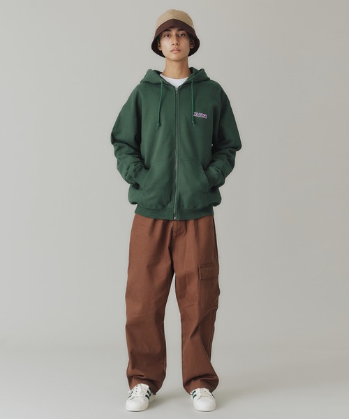 「XLARGE」 ジップアップパーカー L ブラック メンズ_画像8