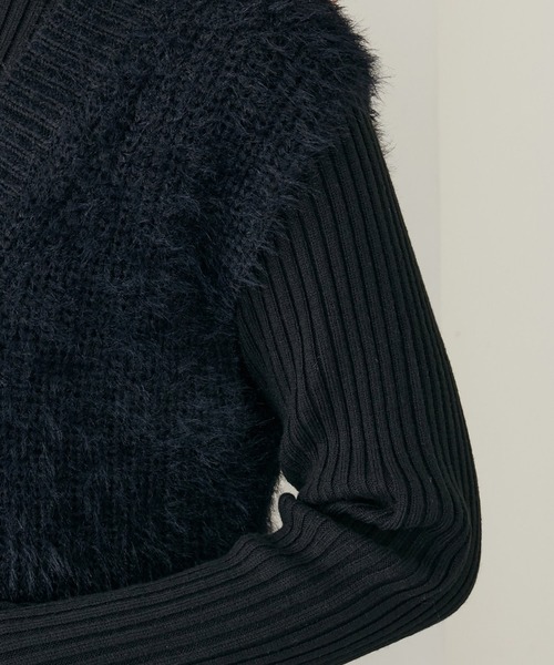 「LARUTA」 コンビワンピース FREE オフホワイト レディース_画像8