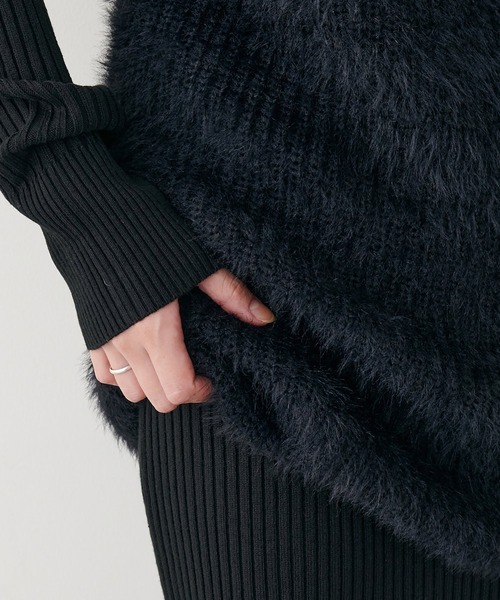 「LARUTA」 コンビワンピース FREE オフホワイト レディース_画像9