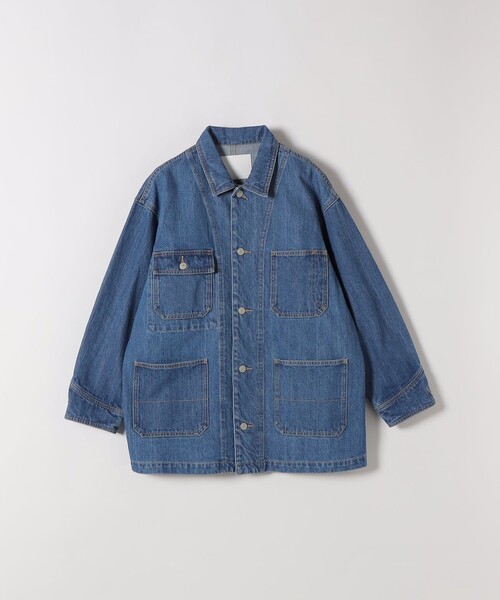 SHIPS any デニムジャケット gジャン any:「洗濯機可能」ルーズ デニム