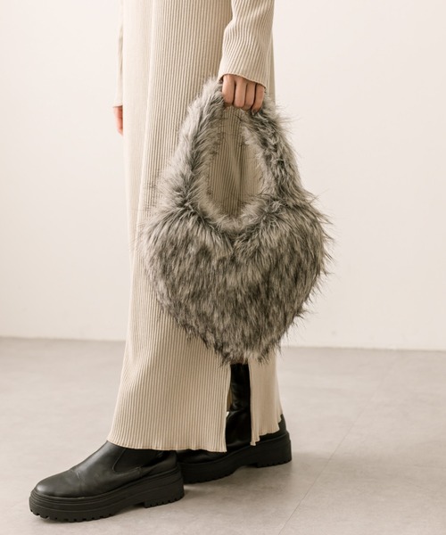 「mystic」 ハンドバッグ ONE SIZE グレー レディース_画像2