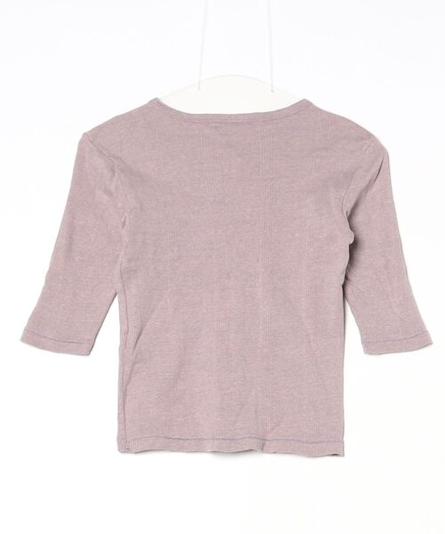 「MILLER」 7分袖カットソー FREE ラベンダー レディース_画像2