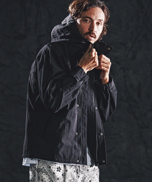 ナイロンジャケット mj11339-shrink nylon parka ナイロンパーカー(WR26S-19) メンズの画像