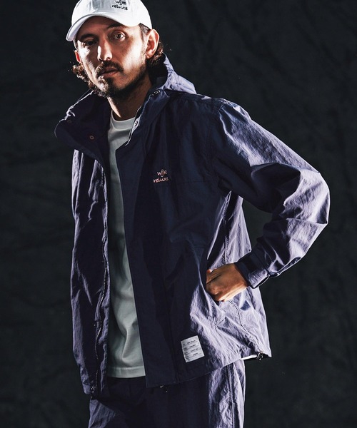 ナイロンジャケット mj11339-shrink nylon parka ナイロンパーカー(WR26S-19) メンズの画像