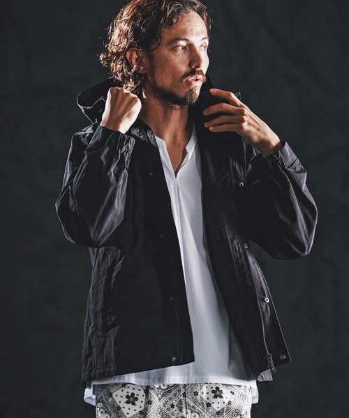 ナイロンジャケット mj11339-shrink nylon parka ナイロンパーカー(WR26S-19) メンズの画像