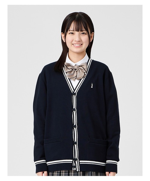 新品 イーストボーイ スクールセーター カーディガン 紺 ネイビー 女の子 9号 EASTBOY（イーストボーイ）のセーターは制服通販のカンコーオンライン