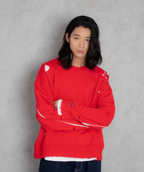 「ADAM PATEK」 スウェットカットソー 2 ブラック レディース_画像2