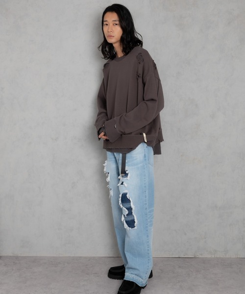 「ADAM PATEK」 スウェットカットソー 2 ブラック レディース_画像7