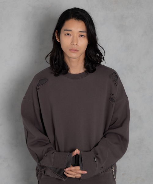 「ADAM PATEK」 スウェットカットソー 2 ブラック レディース_画像9