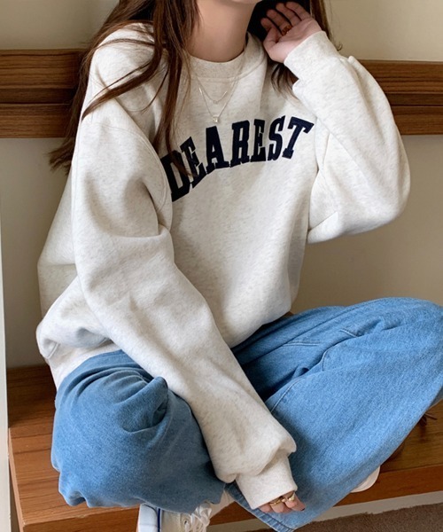 「Chaco closet」 スウェットカットソー FREE ネイビー レディース_画像3