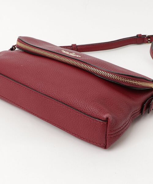 「kate spade new york」 ワンポイントショルダーバッグ - レッド レディース_画像3