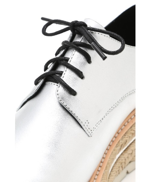 「STACCATO」 シューズ 24.5cm シルバー レディース_画像8